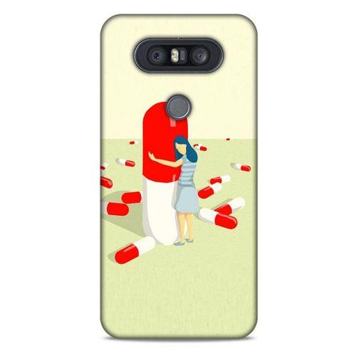 LG K41S - K51S Kılıf Depresyon (19) Kılıfları Kahve Turuncu