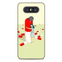 LG K41S - K51S Kılıf Depresyon (19) Kılıfları Kahve Turuncu