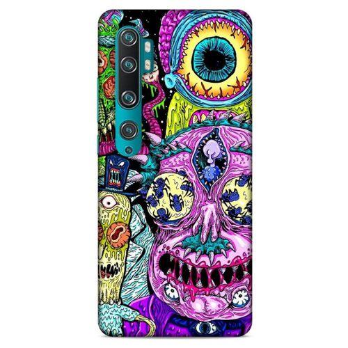 Xiaomi Mi Note 10 Pro Uyumlu Kılıf Rick And Morty (47) Crystal Flex Kılıf Decoy Mortys