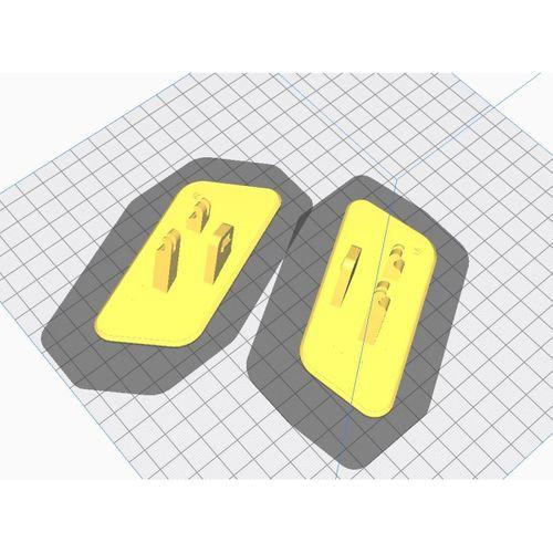 Citroen C5 Far yıkama kapağı Sağ ve Sol ABS Baskı 01562