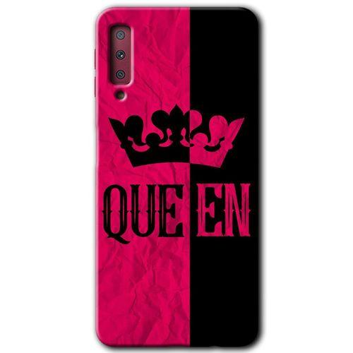 Samsung Galaxy A7 2018 Kılıf HD Desen Baskılı Arka Kapak - Queen