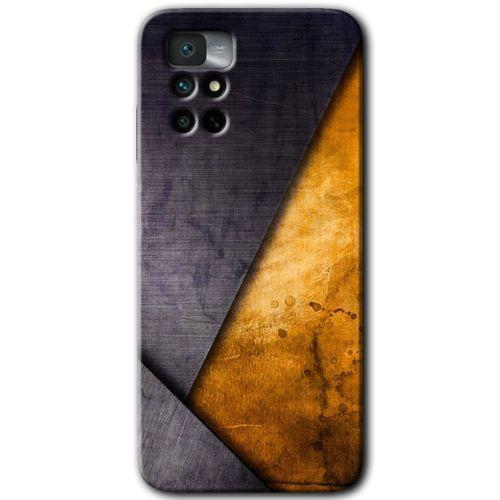 MRCİLETİSİM Xiaomi Redmi Note 11 4G Kılıf HD Desen Baskılı Arka Kapak+Temperli Cam - Abstract 3