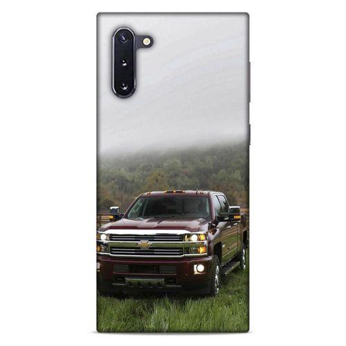 Lopard Samsung Galaxy Note 10 Uyumlu Kılıf PickUpX (35) Fit Design Kılıf Bordo