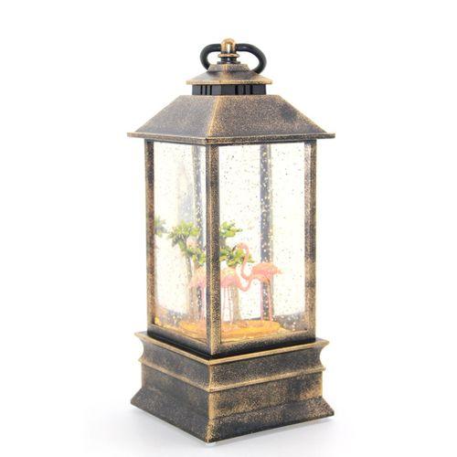 Flamingo Kar Küresi Işıklı