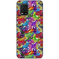 Graffitix (45) Desenli Silikon Kapak Xiaomi Mi 10 Lite Kılıf