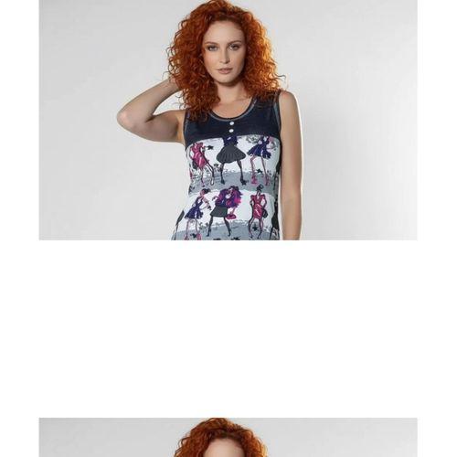 Berrak Kadın Kız Baskılı Denim Takım 2468