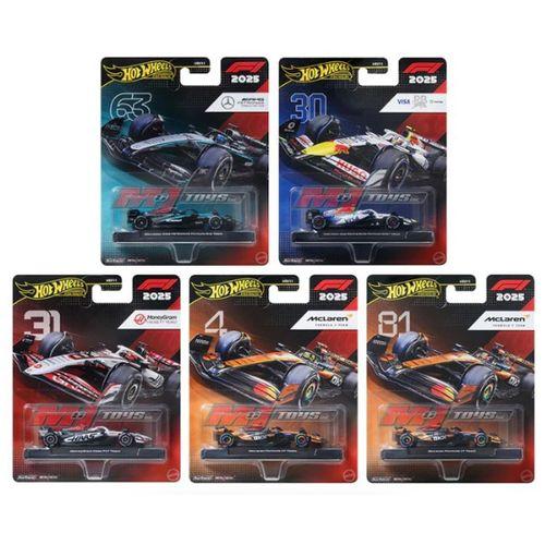 Hot Wheels Premium F1 2025 5'li Set HRV11-979J