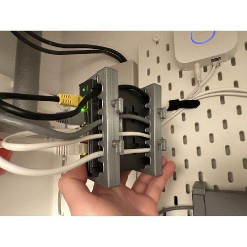 TP-Link 5 Port Poe Switch Ikea Skadis Tutucu Braketi-6896051