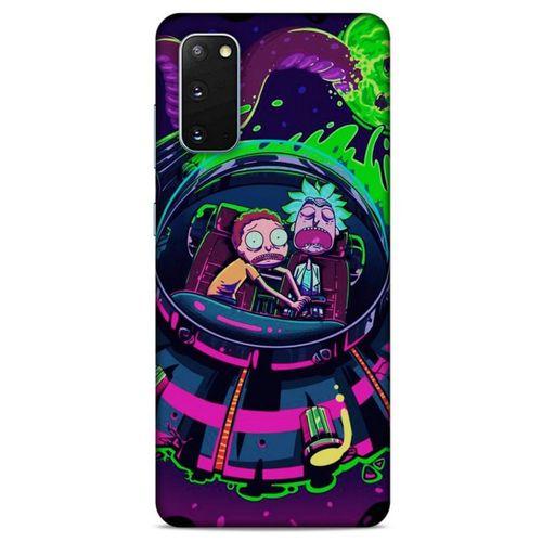 Samsung Galaxy S20 Uyumlu Kılıf Rick And Morty (30) Silicone Case Doofus Rick