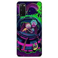 Samsung Galaxy S20 Uyumlu Kılıf Rick And Morty (30) Silicone Case Doofus Rick
