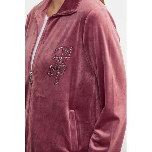 Sementa 76387 Fermuarlı Kadife Tunik Eşofman Takım