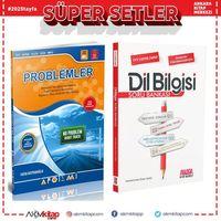 Apotemi Problemler ve AKM Dil Bilgisi Soru Bankası Seti 2 Kitap