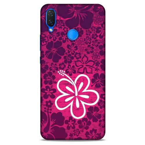 Huawei Psmart 2019 Uyumlu Kılıf Pembe Delisi (9) Kılıf Çiçek