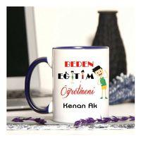 Beden Öğretmenine Özel Öğretmenler Günü Hediyesi Kişiye Özel Kupa Bardak
