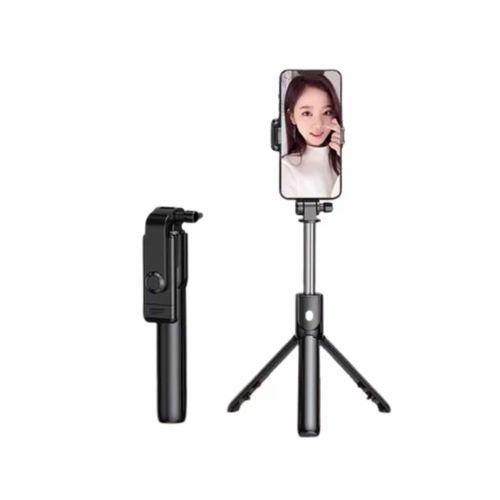 Selfie Çubuğu Tripod Bluetooth Kumandalı Selfie Çubuğu Telefon Tutucu