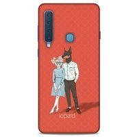 Samsung Galaxy A9 2018 Kılıf FunnyMaX (15) Antişok Kılıf Kırmızı Kedi Köpek