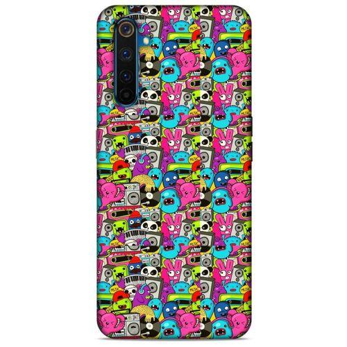 Graffitix (34) Desenli Silikon Kapak Oppo Realme 6 Kılıf