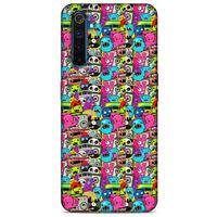 Graffitix (34) Desenli Silikon Kapak Oppo Realme 6 Kılıf