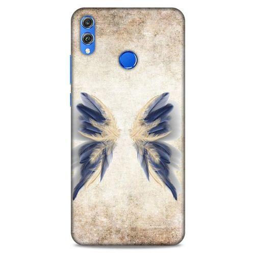Huawei Honor 8x Kılıf Desenli Özel Seri Tüyler (17) Tasarım Kılıf