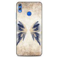 Huawei Honor 8x Kılıf Desenli Özel Seri Tüyler (17) Tasarım Kılıf