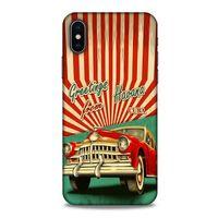 Retro (12) Desen Koruyucu Silikon Renkli Apple Iphone X Kılıf