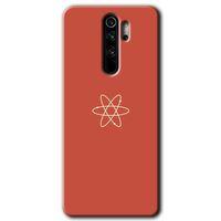 MRCİLETİSİM Xiaomi Redmi Note 8 Pro Kılıf Baskılı Kapak - Atom + 5D Tam Kaplayan Cam