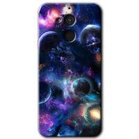 GM 8 Kılıf HD Desen Baskılı Arka Kapak - Gezegen Karışımı + Kırılmaz Cam