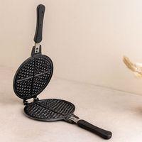 20 cm Granit Döküm Waffle Tava - Bakalit Saplı