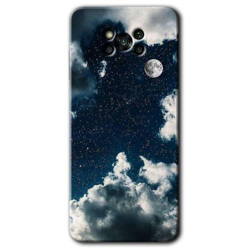 Potkal Hediye Fabrikası Poco x3 Pro Kılıf HD Desen Baskılı Arka Kapak - Gece Gökyüzü