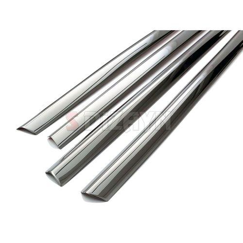 S-Dizayn Fiat Egea SD Krom Cam Çıtası 4 Prç. 2015 Üzeri (Mat Krom) A+ Kalite