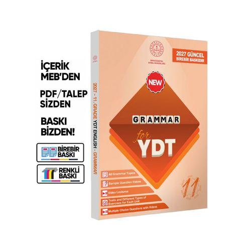 2027 YDT MEBİ İngilizce 11 Sınıf Grammar (Dilin Yapısı) Konu Anlatımı Kitabı BASKI ÜCRETİ