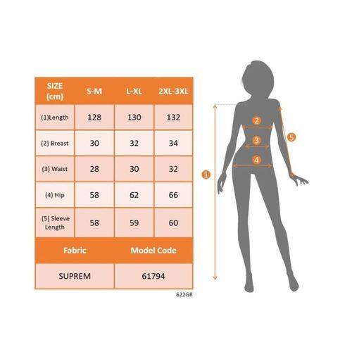 Kadın Düşük Omuzlu Beli Büzgülü Dijital Desenli Kesik Elyaf Süprem Uzun Elbise