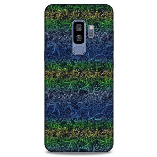 Samsung Galaxy S9 Plus Kılıf Desenli Özel Seri Tüyler (44) Tough Armor Kılıf
