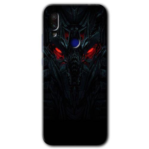 MRCİLETİSİM Xiaomi Redmi Note 7 Kılıf Baskılı Kapak - Vinicius + 5D Tam Kaplayan Cam