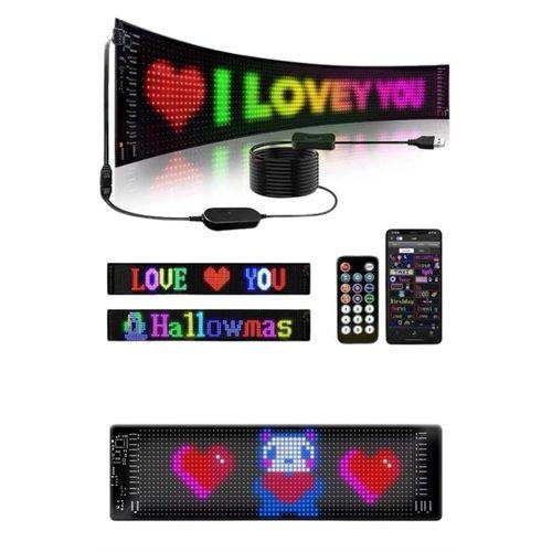 Matrix Led Cama Yapışan Telefon Kontrollü Panel Dijital Ekran Kumandalı