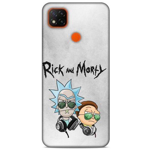 Xiaomi Redmi 9C Uyumlu Kılıf Rick And Morty (4) Koruma Kılıfı Eye Patch Morty