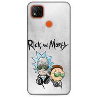 Xiaomi Redmi 9C Uyumlu Kılıf Rick And Morty (4) Koruma Kılıfı Eye Patch Morty