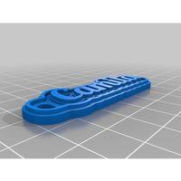 My Customized Multiline Tag Or Keychain (Bu ürün Sadece Plastik parçadır - Almadan Önce Soru Sorabilirsiniz)