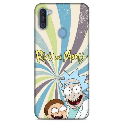 Samsung Galaxy A11 Uyumlu Kılıf Rick And Morty (3) Kapak President Morty