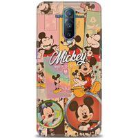 Oppo RX17 Pro Kılıf HD Baskılı Kılıf - I Love Mickey + Tam Ekran Koruyucu