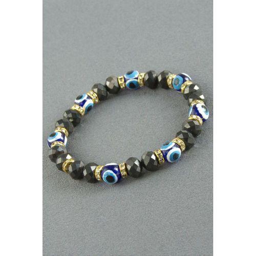 Nazar Taşlı Kristal Bileklik