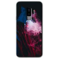 Galaxy S9 Plus Kılıf HD Desen Baskılı Arka Kapak - Smoke-Man