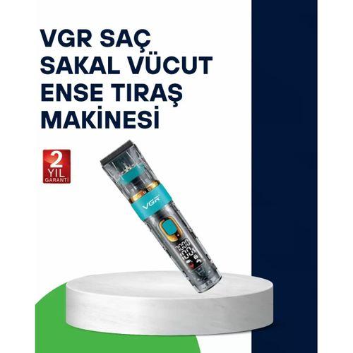 Vgr V-695 Profesyonel Saç Ve Sakal Kesme Makinesi Şarjlı Ve Kablolu Kullanım