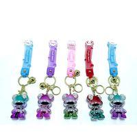 Taşlı Ayıcık Silikon Anahtarlık