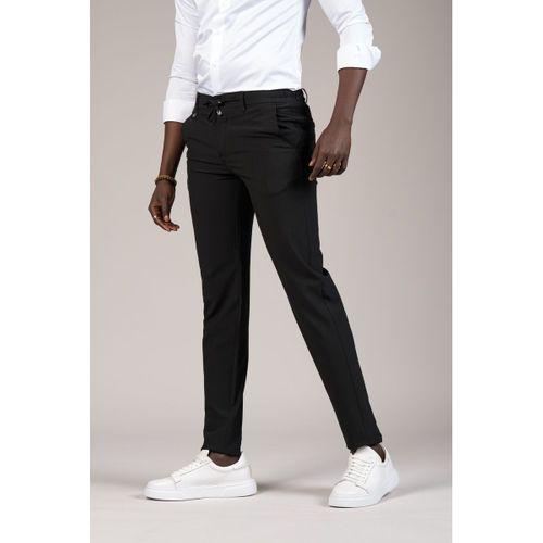 Slimfit İnce Çizgili Beli İplikli Ve Lastikli Likralı Yazlık Jogger Pantolon