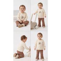 6/24 Ay İspanyol Paça Penye Bebek Takımı