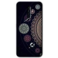 Oppo Reno 2z Kılıf Baskılı Kapak - Gezegen Döngüsü + 5D Tam Kaplayan Cam