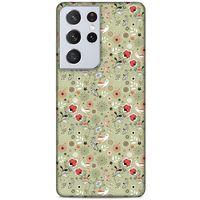 Lopard Samsung Galaxy S21 Ultra Uyumlu Kılıf Botanix (61) Tam Koruma