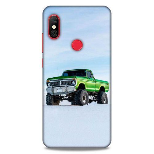 Lopard Xiaomi Redmi Note 6 Pro Uyumlu Kılıf PickUpX (33) Hybrid Kılıf Açık Yeşil