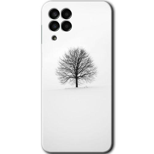 Samsung Galaxy M33 HD Baskılı Kılıf + 9D Tam Ekran Koruyucu - Alone Tree